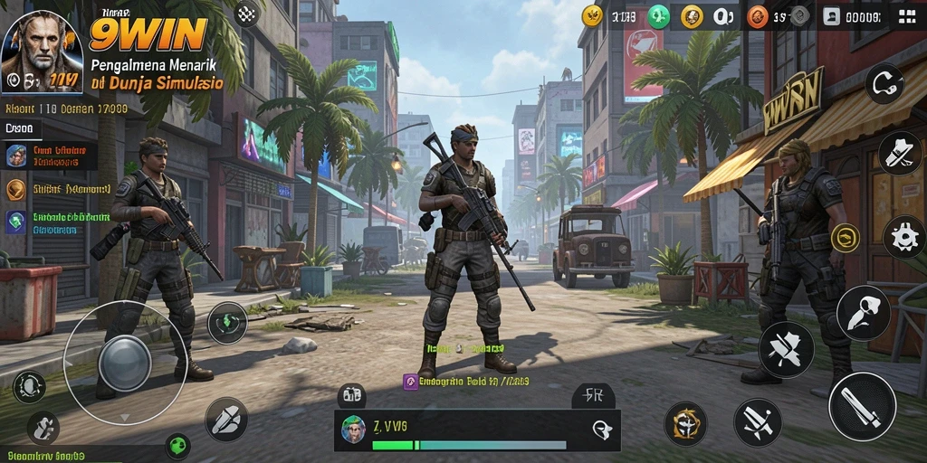 Tampilan gameplay 9WIN yang menarik dalam simulasi interaktif.