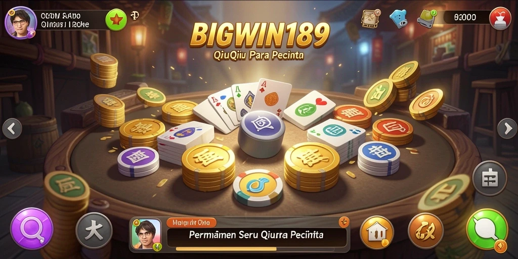 Screenshot gameplay seru dari BIGWIN189 QiuQiu.