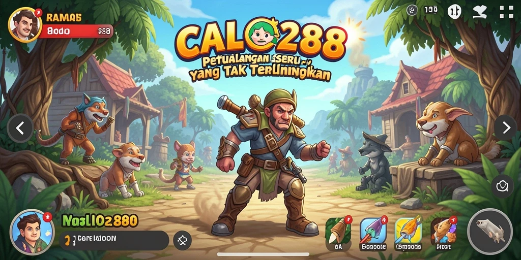 Screenshot CALO288 menampilkan petualangan seru dalam dunia yang menakjubkan.