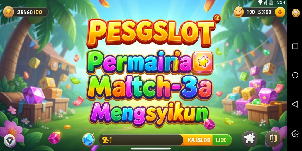 Tampilan gameplay PESGSLOT yang mengasyikkan dan penuh warna.