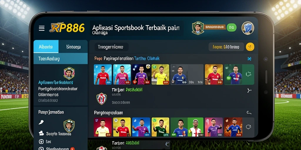 Tampilan screenshot RP886 menunjukkan antarmuka taruhan yang menarik dan informatif.