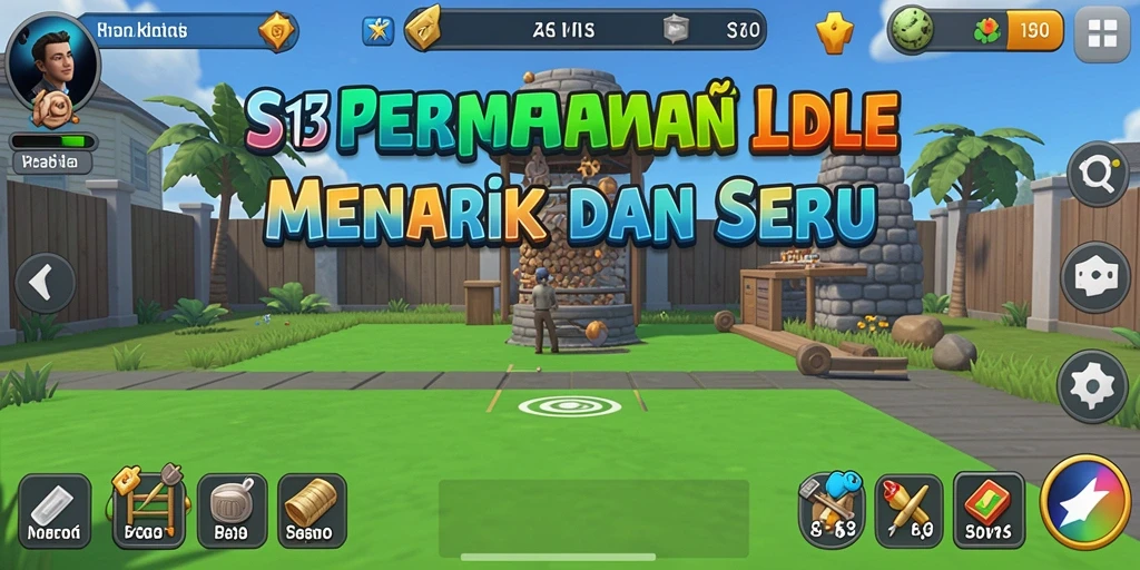 Screenshot gameplay menunjukkan aksi seru dalam S13 dengan mekanisme Idle yang memudahkan pemain.