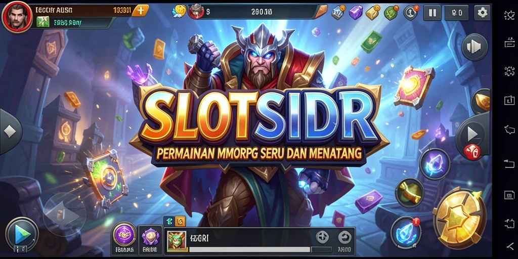 Tampilan gameplay SLOTSIDR yang menakjubkan dan mengasyikkan.