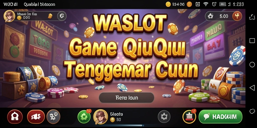 Tampilan menarik dari permainan QiuQiu dalam WASLOT.