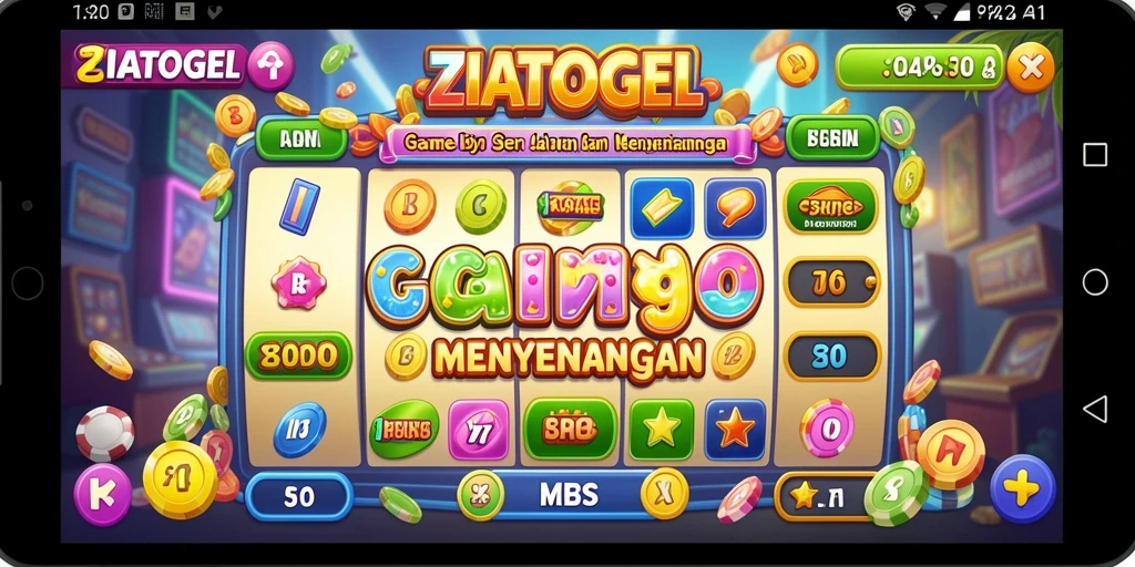 Tampilan gameplay seru permainan Bingo ZIATOGEL.