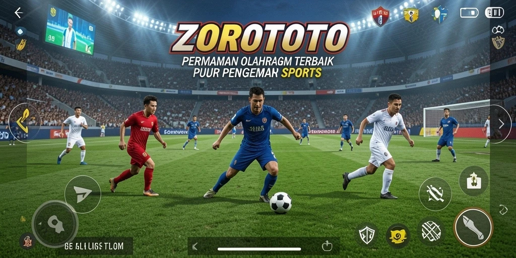 Gameplay seru dalam olahraga yang mendebarkan.